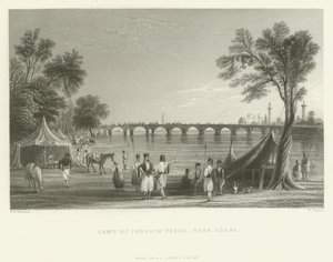 1837 में अदाना, तुर्की के पास इब्राहिम पाशा का शिविर द्वारा अंग्रेजी स्कूल