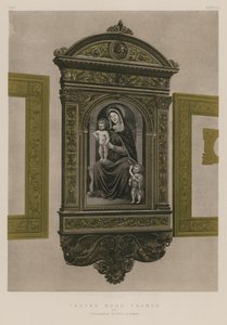 प्रोफेसर Giusti, Sienna द्वारा नक्काशीदार लकड़ी के तख्ते द्वारा English School