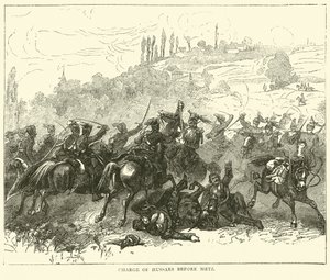 मेट्ज़ से पहले हुसर्स का प्रभार, अक्टूबर 1870 द्वारा अंग्रेजी स्कूल