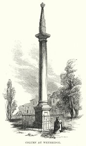Weybridge पर कॉलम (उत्कीर्णन) द्वारा अंग्रेजी स्कूल