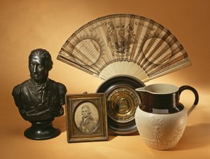 एडमिरल लॉर्ड नेल्सन से संबंधित स्मारक वस्तुएं, 1798-c.1830 द्वारा अंग्रेजी स्कूल