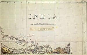 भारत-तिब्बत सीमा के मानचित्र का विवरण द्वारा अंग्रेजी स्कूल