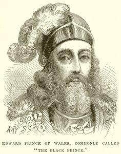 वेल्स के एडवर्ड प्रिंस, जिसे आम तौर पर द ब्लैक प्रिंस कहा जाता है द्वारा अंग्रेजी स्कूल