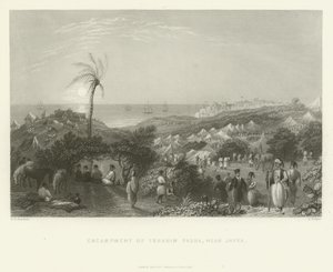 इब्राहिम पाशा की खोज, जाफ़ा के पास, 1837 द्वारा अंग्रेजी स्कूल