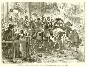 न्यूबरी की लड़ाई के बाद लंदन में एसेक्स का प्रवेश, 1643