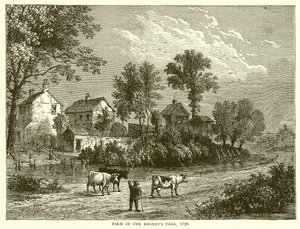 रीजेंट्स पार्क में फार्म, 1750