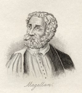 फर्डिनेंड मैगलन, &39;क्रैब्स हिस्टोरिकल डिक्शनरी&39; से, 1825 में प्रकाशित हुआ द्वारा अंग्रेजी स्कूल