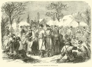स्विट्जरलैंड में फ्रांसीसी भगोड़ा सैनिक, नवंबर 1870 द्वारा अंग्रेजी स्कूल