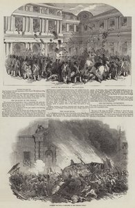 1848 की फ्रांसीसी क्रांति (उत्कीर्णन) द्वारा अंग्रेजी स्कूल