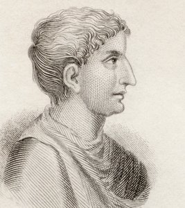 1825 में प्रकाशित &39;क्रैब्स हिस्टोरिकल डिक्शनरी&39; से जायस सल्लसियस क्रिस्पस द्वारा अंग्रेजी स्कूल