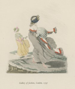 फैशन गैलरी, लंदन, 1797 द्वारा अंग्रेजी स्कूल