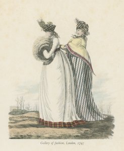 फैशन गैलरी, लंदन, 1797 द्वारा अंग्रेजी स्कूल