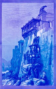 कैपिटल के गीज़, विक्टर डुरु द्वारा रोम के इतिहास का विचलन, 1884 में प्रकाशित (डिजिटल रूप से बढ़ी छवि) द्वारा अंग्रेजी स्कूल