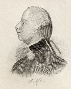 &39;क्रैब्स हिस्टोरिकल डिक्शनरी&39; से जनरल जेम्स वोल्फ, 1825 प्रकाशित द्वारा अंग्रेजी स्कूल