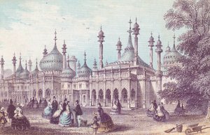 ब्राइटन में रॉयल मंडप का सामान्य दृश्य द्वारा अंग्रेजी स्कूल