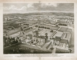 बरमोंडे एबे के अवशेषों का सामान्य दृश्य, जैसा कि 1805 में दिखाई दिया था द्वारा अंग्रेजी स्कूल