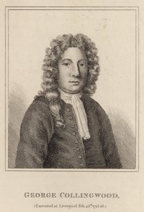 जॉर्ज कॉलिंगवुड, 25 फरवरी 1715-16 को लिवरपूल में निष्पादित द्वारा अंग्रेजी स्कूल