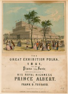 महान प्रदर्शनी पोल्का, 1851 द्वारा अंग्रेजी स्कूल