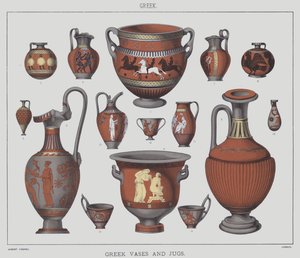 ग्रीक, ग्रीक vases और गुड़ द्वारा अंग्रेजी स्कूल