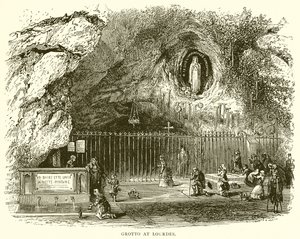 लूर्डेस में Grotto द्वारा अंग्रेजी स्कूल