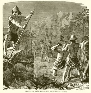 Groves of Baal ने शत्रुतापूर्ण जनजातियों द्वारा हमला किया द्वारा अंग्रेजी स्कूल