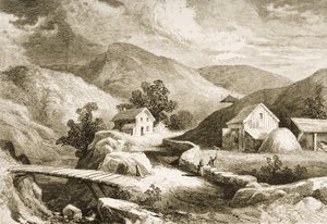 द अमेरिकन ऑफ द पिक्चर्स ट्रैक्ट सोसाइटी, 1876 से प्रकाशित &39;अमेरिकन पिक्चर्स&39; से न्यू इंग्लैंड की हिल्स द्वारा अंग्रेजी स्कूल