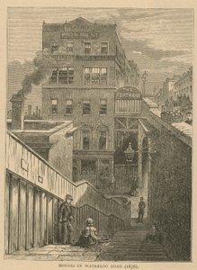 वाटरलू रोड, 1876 में मकान द्वारा अंग्रेजी स्कूल
