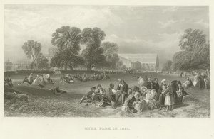 1851 में हाइड पार्क द्वारा अंग्रेजी स्कूल