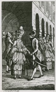हैरिस लिस्ट में चित्रण, 1773 का संस्करण द्वारा अंग्रेजी स्कूल