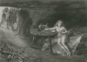 गुफा में Imogen, Cymbeline द्वारा अंग्रेजी स्कूल