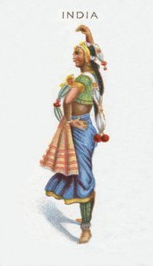 भारत, सिगरेट कार्ड, 1915 द्वारा अंग्रेजी स्कूल