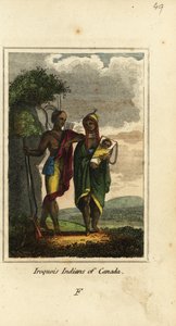 कनाडा के Iroquois भारतीय द्वारा अंग्रेजी स्कूल
