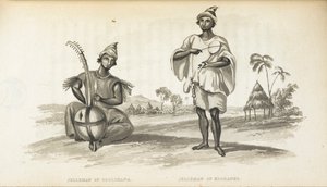सोलिमाना के जेलेमेन। पश्चिमी अफ्रीका के संगीतकार, अलेक्जेंडर गॉर्डन लैंग द्वारा, प्रकाशन 1825 (सदस्य) द्वारा अंग्रेजी स्कूल