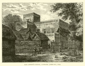 किंग क्वाफिस पैलेस, कोमासे, फरवरी 1874 द्वारा अंग्रेजी स्कूल