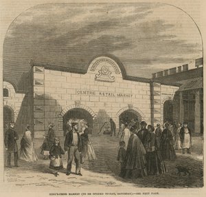 किंग्स क्रॉस मार्केट, शनिवार 8 अगस्त 1868 को खोला जाएगा द्वारा अंग्रेजी स्कूल