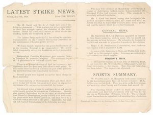 नवीनतम हड़ताल समाचार, 7 मई 1926 द्वारा अंग्रेजी स्कूल
