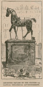 1860 के दशक में लीसेस्टर स्क्वायर: एक राजधानी नाटकीय विज्ञापन द्वारा अंग्रेजी स्कूल