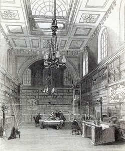 22 मार्च 1845 को &39;द इलस्ट्रेटेड लंदन न्यूज&39; से हाउस ऑफ लॉर्ड्स की लाइब्रेरी द्वारा अंग्रेजी स्कूल