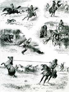 1877 में मैनिटोबा में जीवन द्वारा अंग्रेजी स्कूल