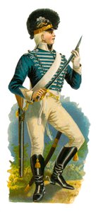 जॉर्ज III, 1761-1820 के समय का लाइट ड्रैगन द्वारा अंग्रेजी स्कूल
