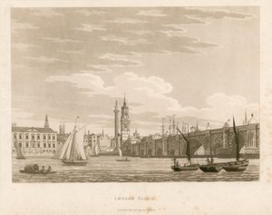 लंदन ब्रिज, 1799 द्वारा अंग्रेजी स्कूल