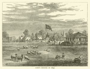 1837 में लॉर्ड्स ग्राउंड द्वारा अंग्रेजी स्कूल