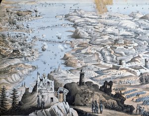 सेबस्टोपोल की घेराबंदी का नक्शा, 18 जून 1855, 1855