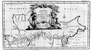 मार्ग का नक्शा वाइबर्स बेरिंग (1681-1741) ने साइबेरिया से कामचटका तक, नवजीतनियम अटेक इटिनेरिटियम बिब्लियोथेका से 1744 में प्रकाशित किया था।