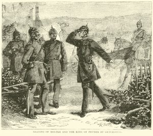 मोल्टके की बैठक और ग्रेवलोट में प्रशिया के राजा, अगस्त 1870 द्वारा अंग्रेजी स्कूल