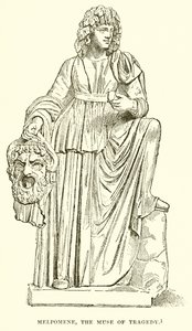 Melpomene, त्रासदी का संग्रहालय द्वारा अंग्रेजी स्कूल