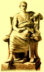 मेन्डरर, विक्टर ड्यूरी द्वारा रोम के इतिहास का चित्रण, 1884 में प्रकाशित (डिजिटल रूप से बढ़ी हुई छवि) द्वारा अंग्रेजी स्कूल