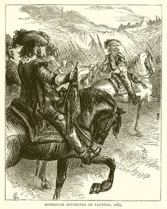 1685 में टुनटन पर मोनमाउथ आगे बढ़ा