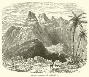 माउंट होरेब, निर्गमन, iii द्वारा अंग्रेजी स्कूल