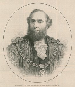 लंदन के नए लॉर्ड मेयर श्री एल्डरमैन जेडब्ल्यू एलिस द्वारा अंग्रेजी स्कूल
